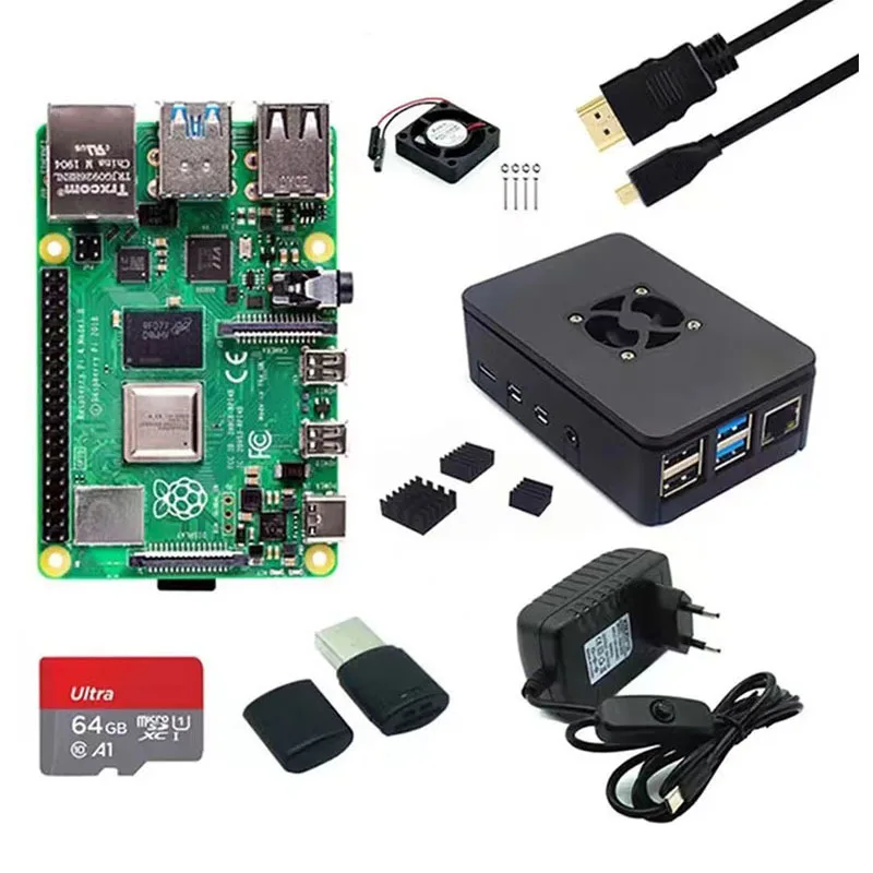 Raspberry Pi 4 8Gb Ram Kit - Kit de Placa de Desarrollo Raspberry