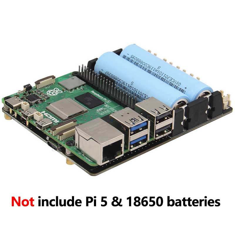 Raspberry Pi Uninterrupted Power Supply Ups 18650 - Placa de Expansión de Gestión de
