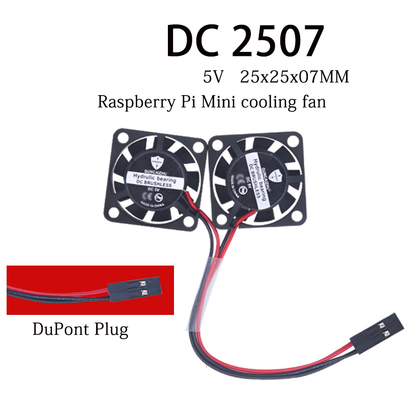 Raspberry Pi Water Cooling Kit - Ventilador de refrigeración con rodamiento de