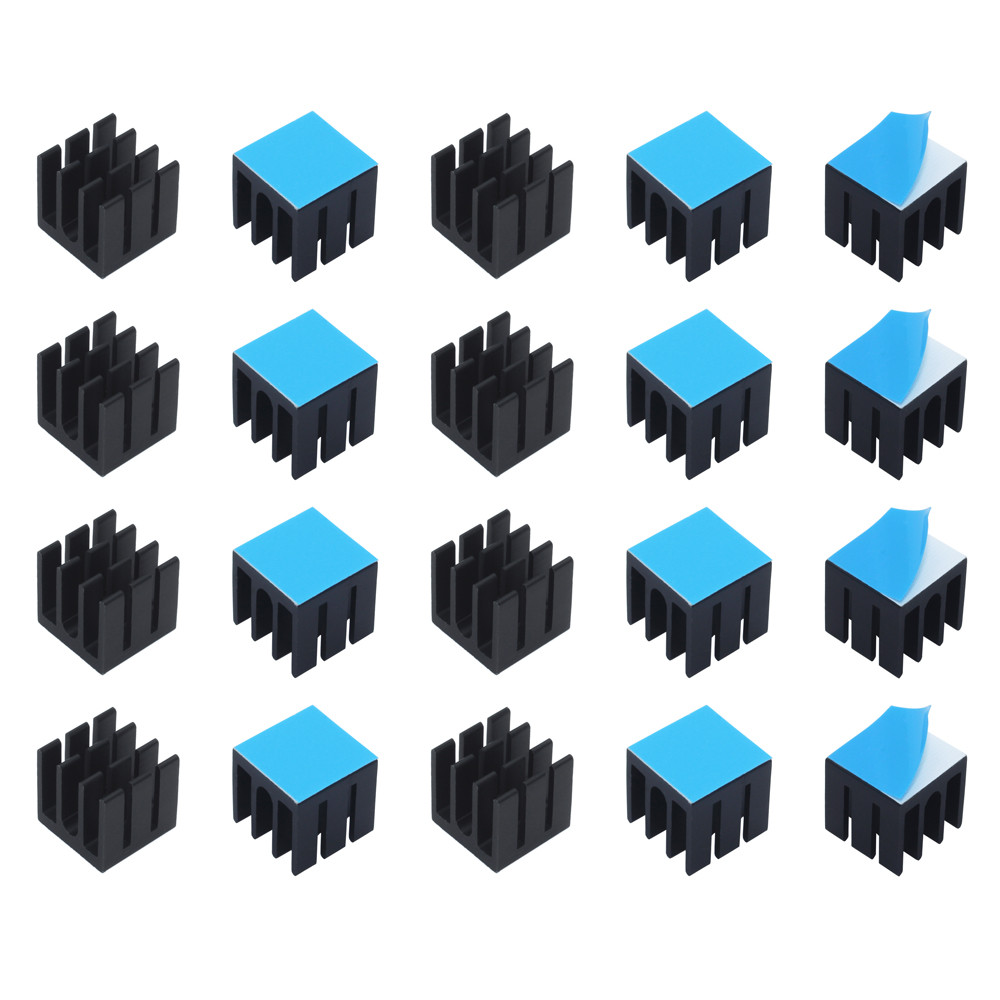 Raspberry Pi Water Cooling Kit - Disipador de calor de aluminio, 12x12x12mm,