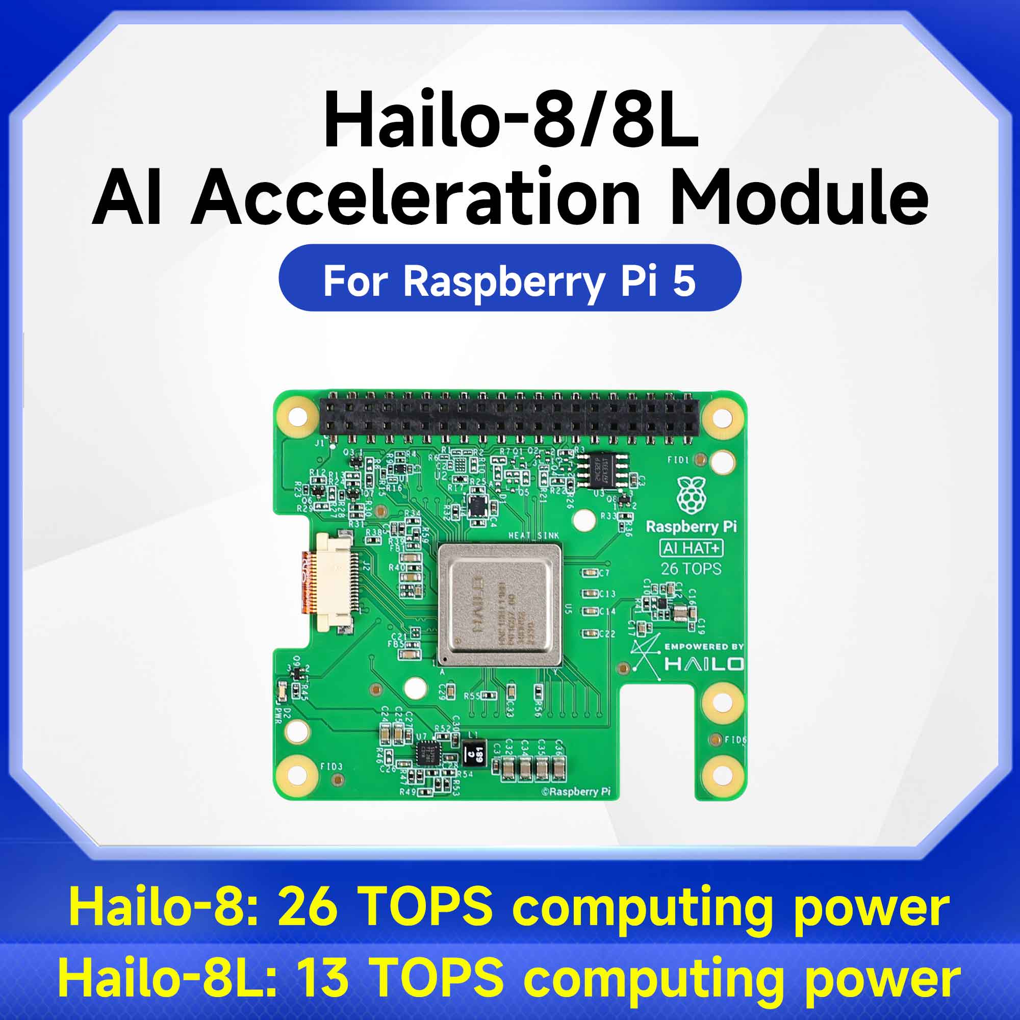 Módulo de aceleración Hailo 8/ - Raspberry Pi Ai Kit Hailo-8L reseña y precio