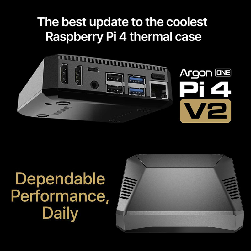 Caja Argon One V2 para Raspber - Argon One V3 M.2 Nvme Case reseña y precio