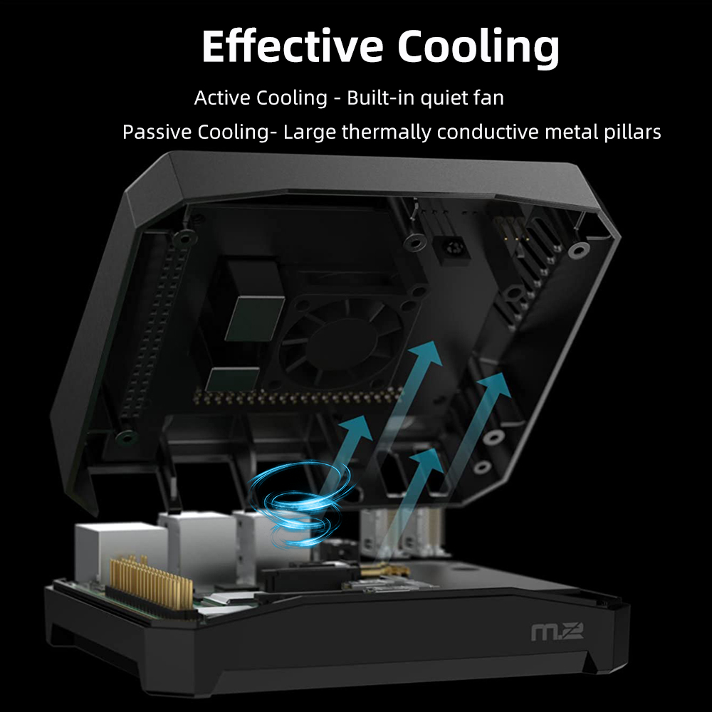 Caja Argon One V2 para Raspber - Argon One V3 M.2 Nvme Case reseña y precio