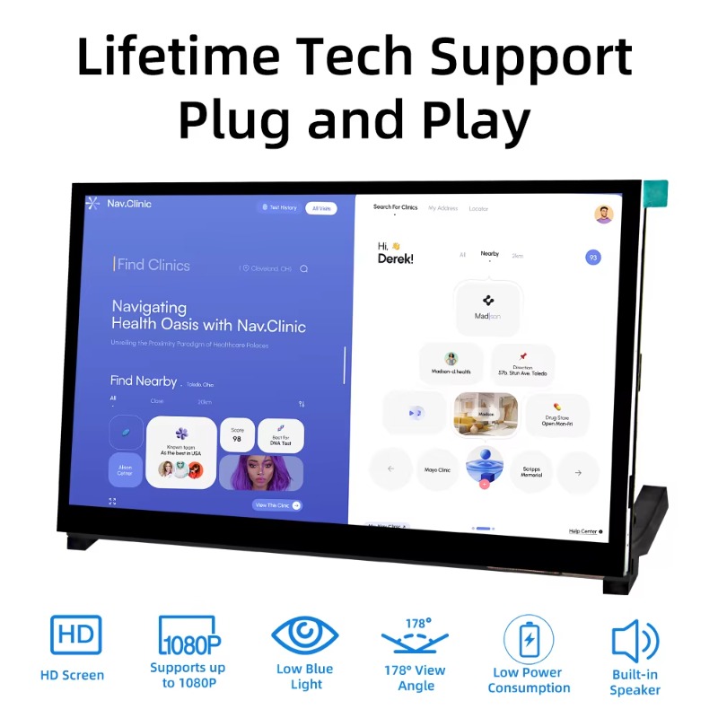 Pantalla táctil capacitiva LCD - Raspberry Pi 10.1 Inch Capacitive Touch Screen Ips reseña y precio