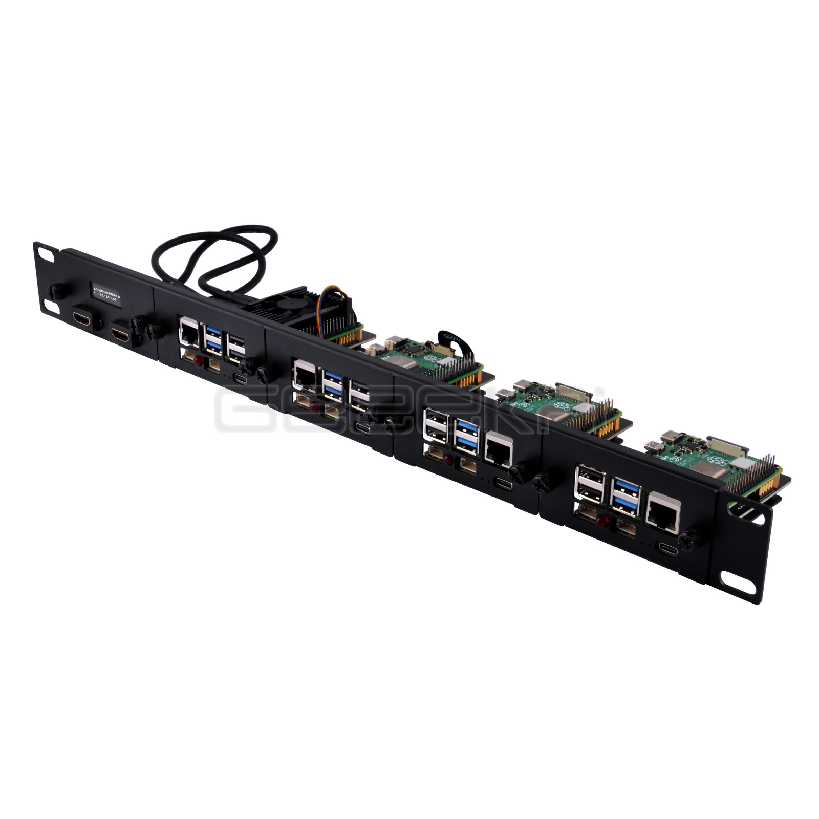 Kit de soporte de acero para m - Raspberry Pi Rackmount 1U 19 Inch reseña y precio