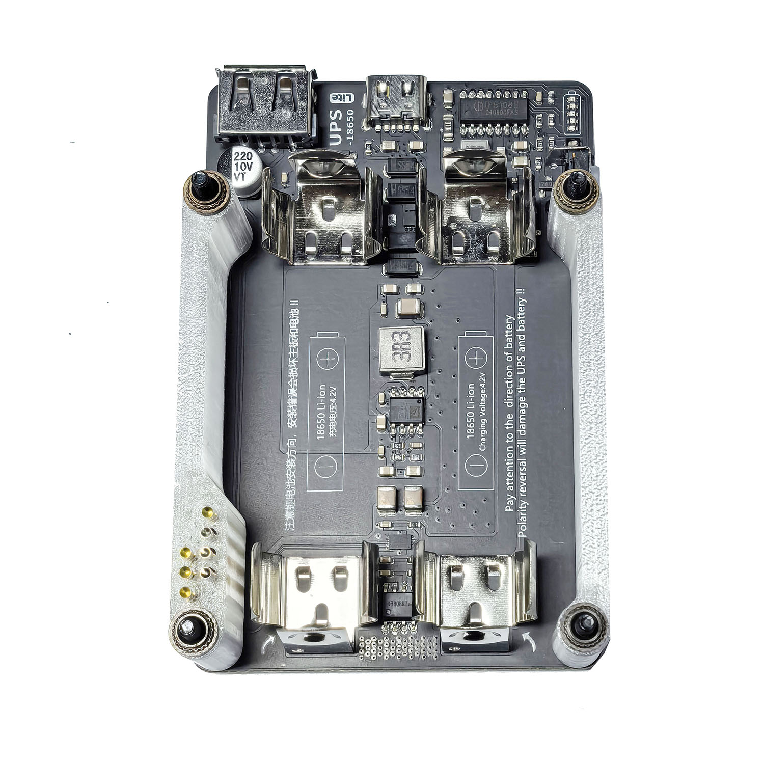 Raspberry Pi 4B 3B + 3B 5V 3A  - Raspberry Pi Uninterrupted Power Supply Ups 18650 reseña y precio