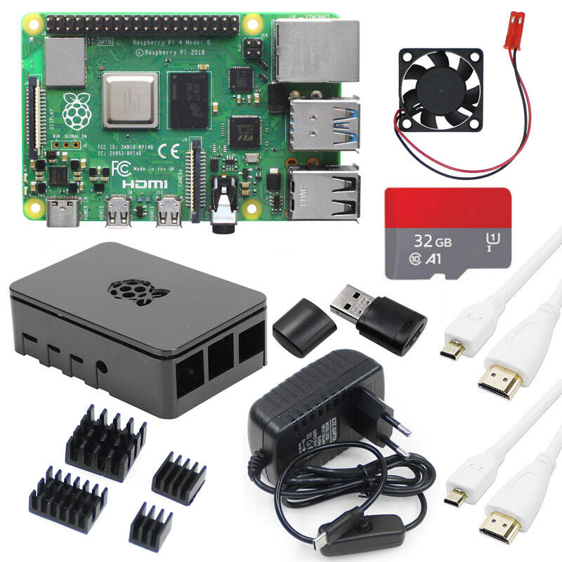 Kit Básico Raspberry Pi 4B de  - Raspberry Pi 4 8Gb Ram Kit reseña y precio