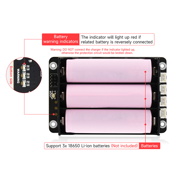 Raspberry Pi 5 UPS HAT Compati - Raspberry Pi Uninterrupted Power Supply Ups 18650 reseña y precio